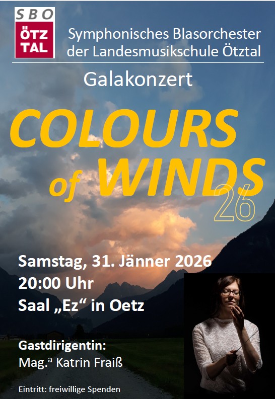 Galakonzert - Symphonisches Blasorchester der Landesmusikschule Ötztal