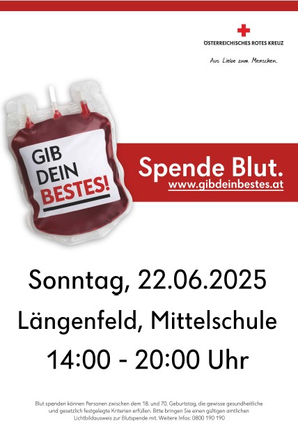 Blutspendenaktion Längenfeld