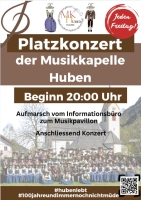 Platzkonzert der MK Huben